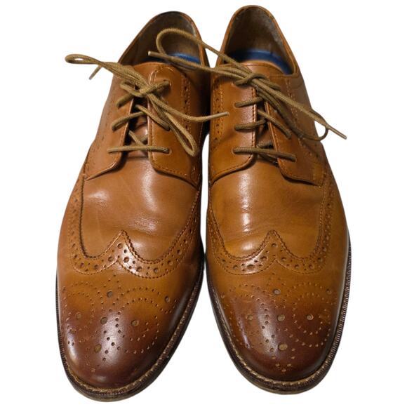 Florsheim Onyx Wingtip Derby Shoes Mens 11D Brown Leather Brogue Dress main image 7